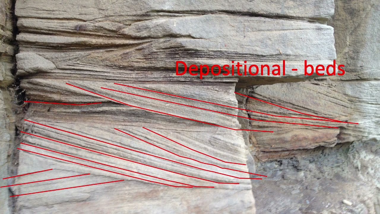 Cross bedding in Harrogate Sandstone