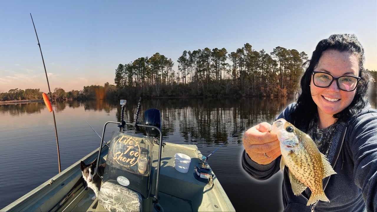 TROLLING for Winter CRAPPIE on a Lake in Georgia | Catch, Clean, Cook