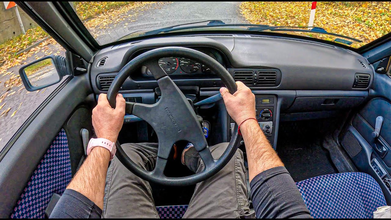 FSO Polonez Atu Plus (1.6 GSi 84 hp) | POV Test Drive #2582 Joe Black