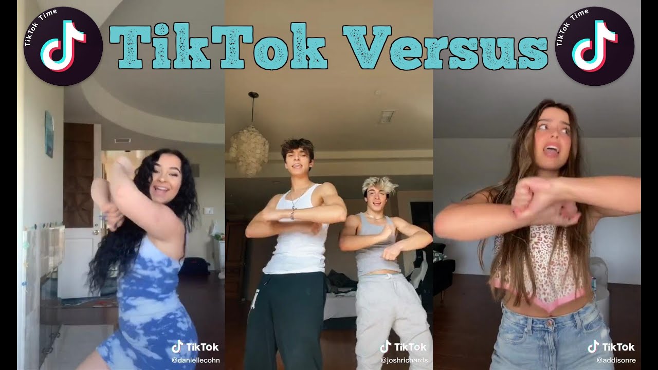 Daniellecohn VS Josh Richards VS Addison Rae | 100% IN SYNC TIKTOK COMPILATION
