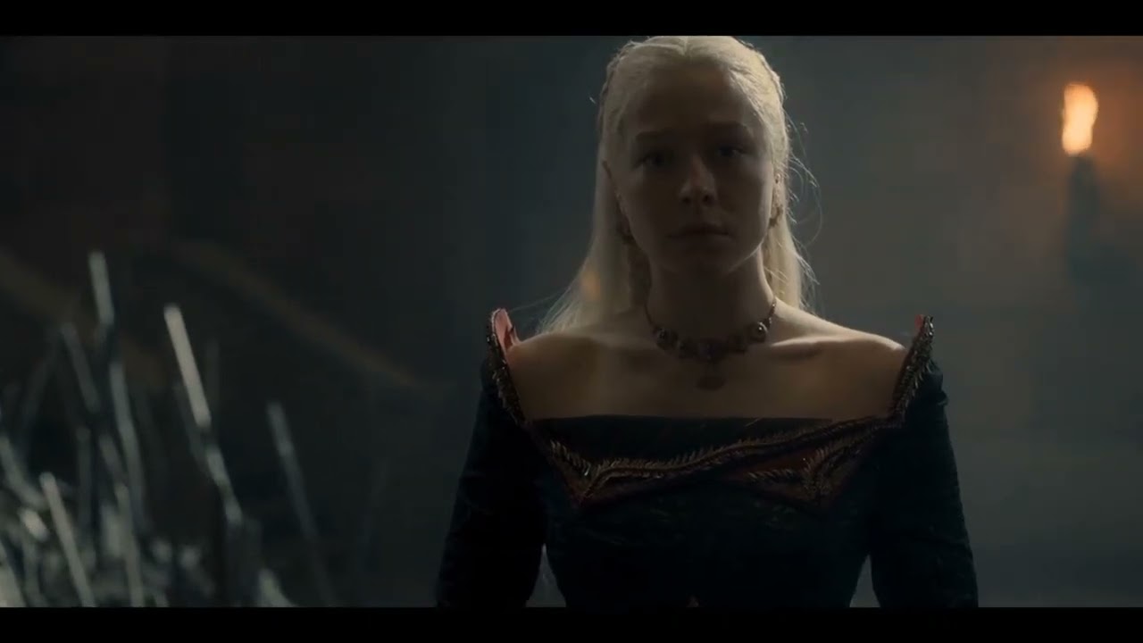 King Viserys' entrance into the throne room - House of the Dragon Scene S1E8