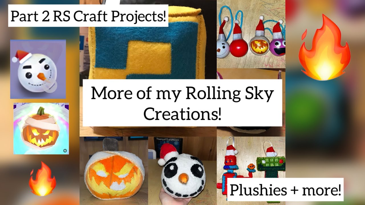 Rolling Sky: Fanart! One of a kind Projects! Plushies plus MORE!