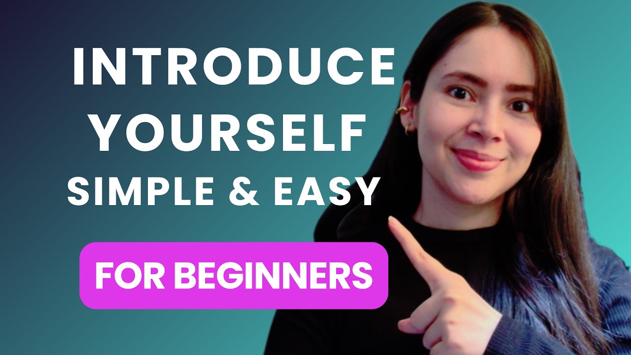 Basic English: Introduce Yourself in a Simple way | Listening Practice in Slow English