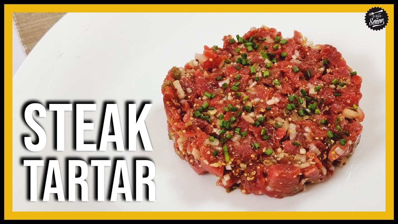 STEAK TARTAR de carne 🥩 ¡La receta ORIGINAL!