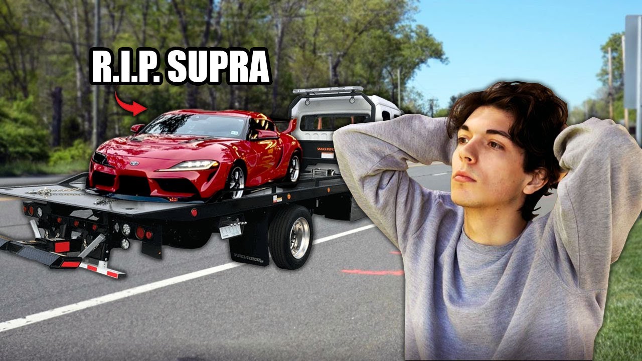 My BIG TURBO Supra Broke Down...