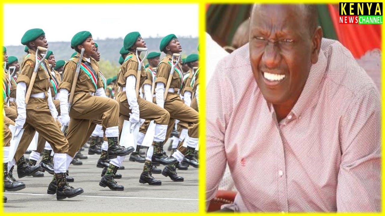 WATCH THE QUICK SILENT DRILL THAT IMPRESSED PRESIDENT RUTO TODAY AT NYS PASS-OUT PARADE IN GILGIL