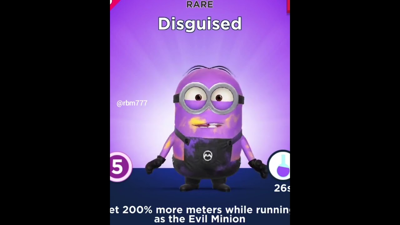 Minion Rush Disguised Minion shorts