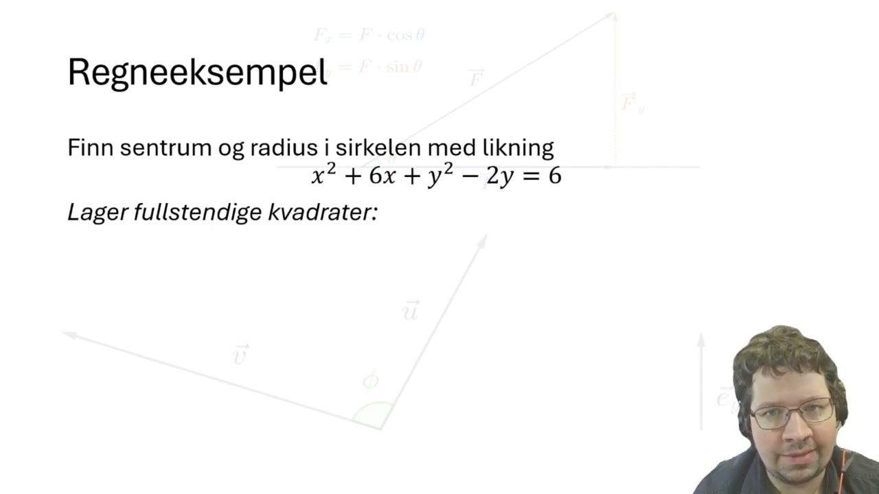 Sirkellikningen