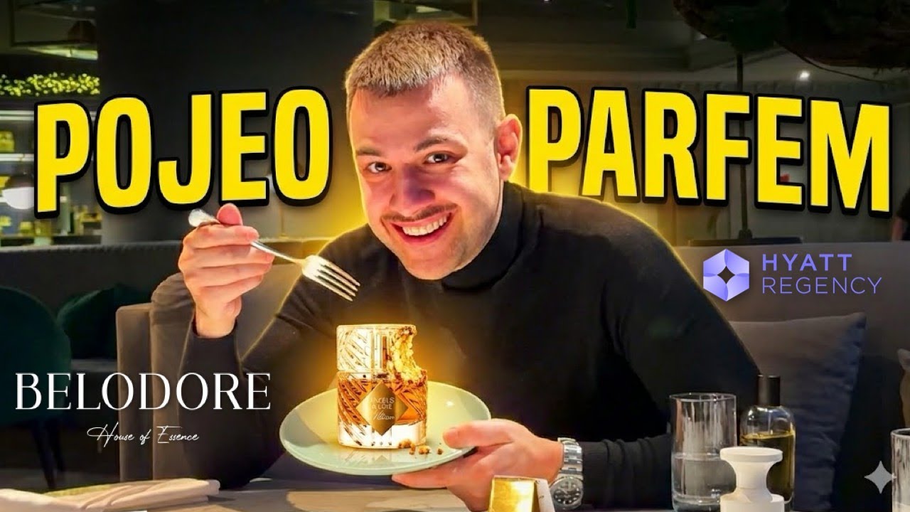Probao sam PARFEM KOJI SE JEDE u Hyatt Regency Hotelu u Beogradu 🧁Kilian Angels Share jestivi parfem