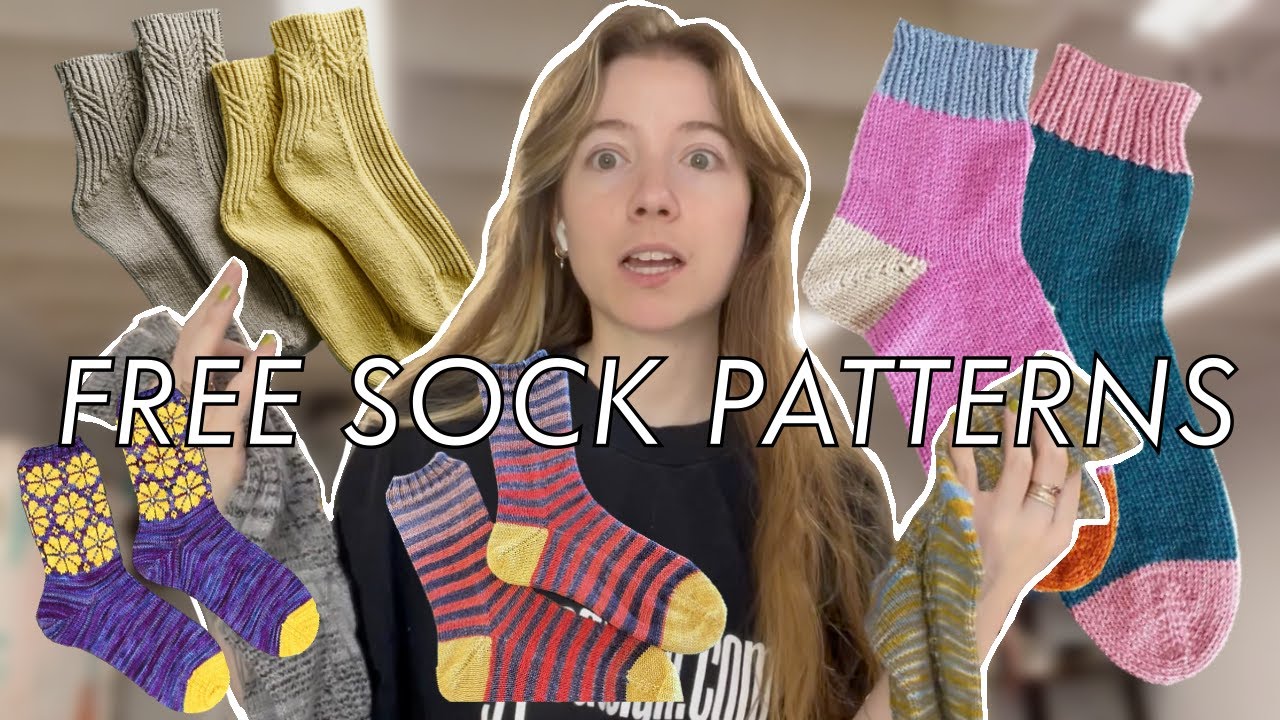 I found 30 free sock patterns on Ravelry and you should definitely knit them