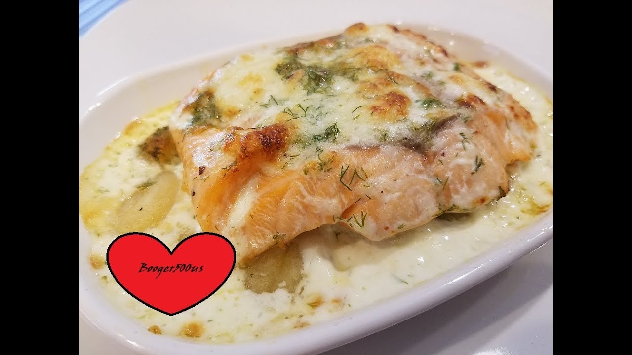 SALMON AU GRATIN  WITH DILL GNOCCHI AIR FRYER