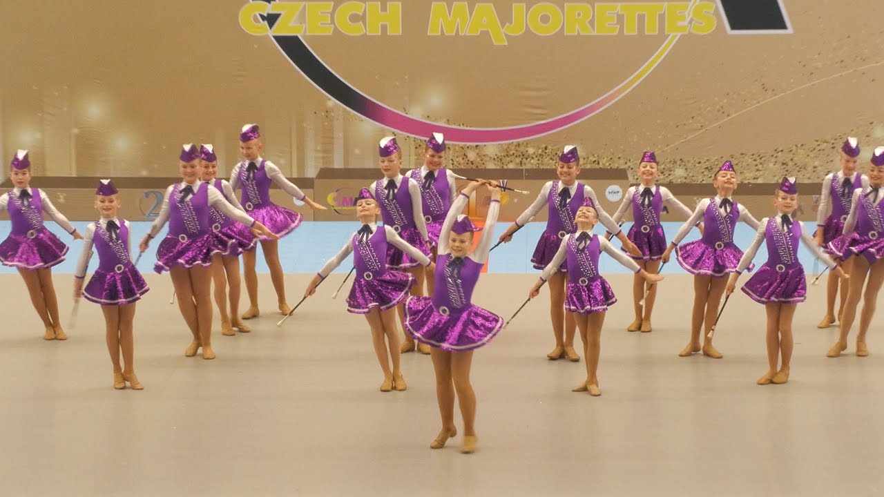 * GINA Brodek u Přerova* - baton cadet podio, Mažoretky / Hradec Kralove 2025