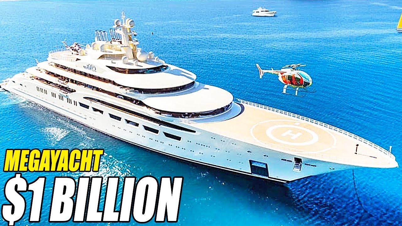 Внутри яхты Dilbar стоимостью 1 миллиард долларов