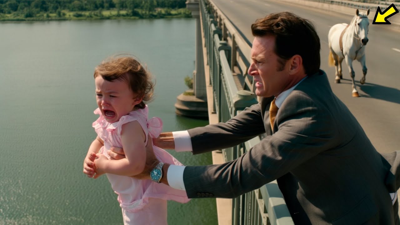 RICH MAN THROWS HIS AUTISTIC DAUGHTER OFF THE BRIDGE, BUT THE HORSE SAW EVERYTHING AND DOES...