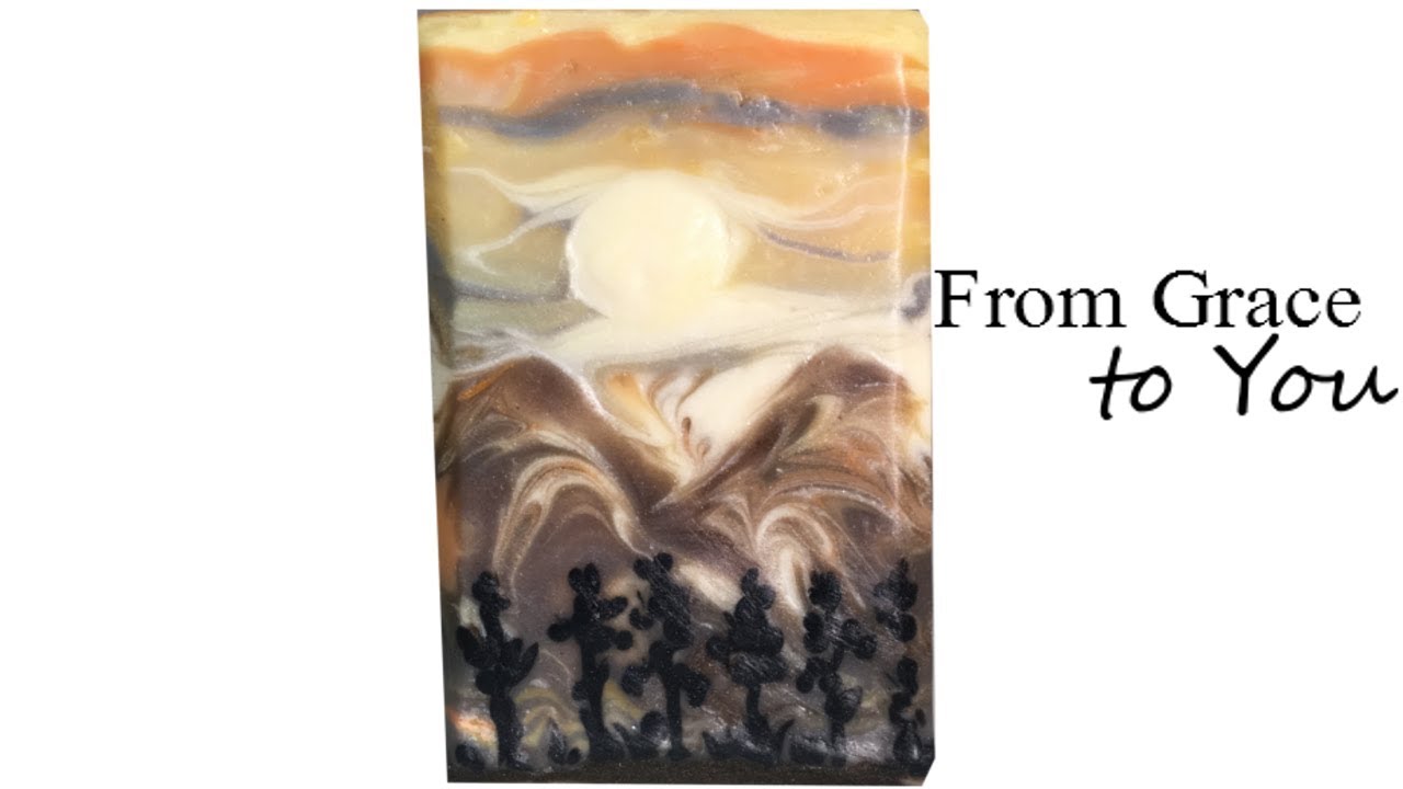 CREATING SOAP ART- CHAPTER 3 Using the Sea Swirl to Make a Simple Cold Process Soap Painting