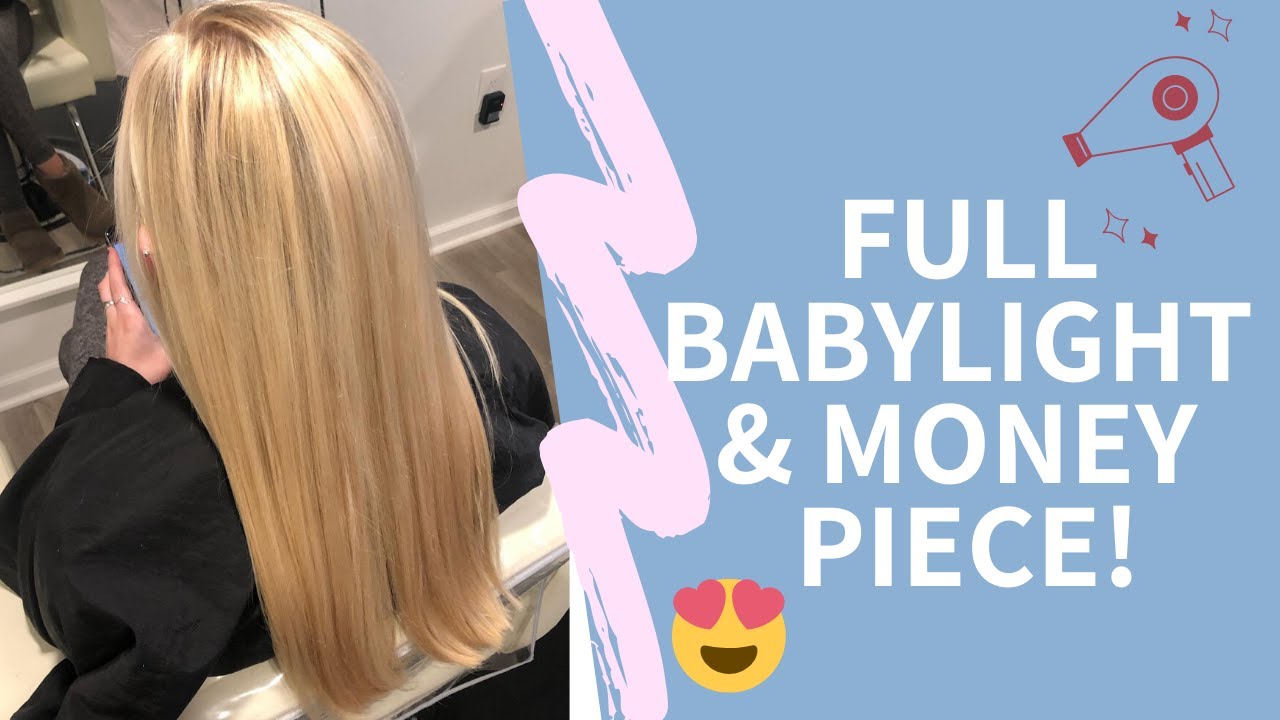 FULL BABYLIGHTS & STRONG MONEY PIECE! // BLONDING TUTORIAL