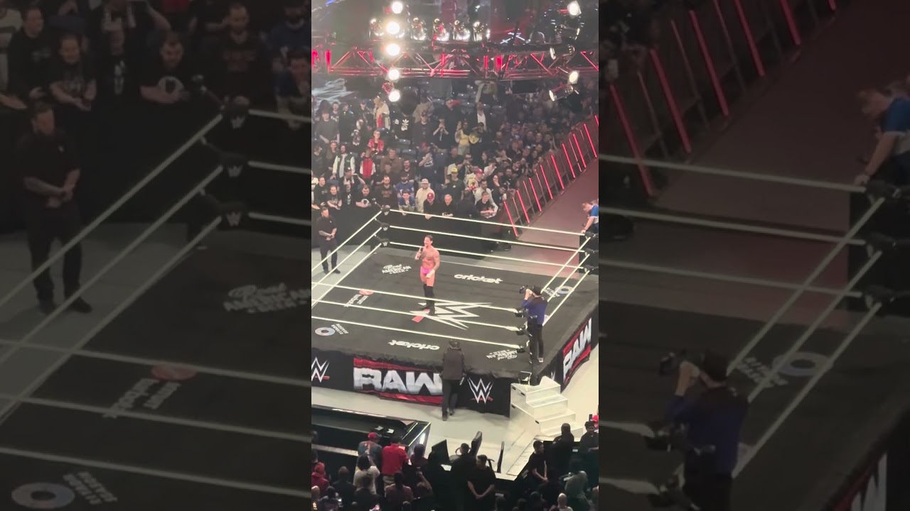 CM Punk after WWE Monday Night Raw in the O2 Arena London March 31st 2025