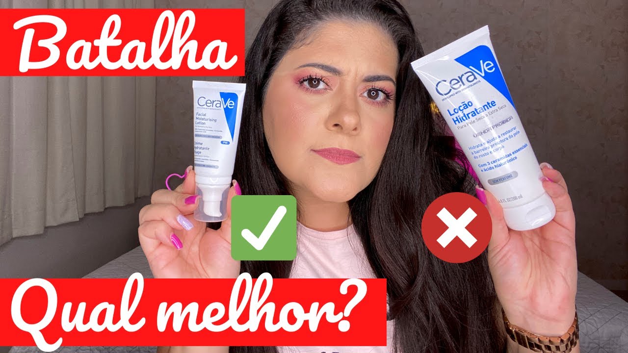 Batalha CERAVE: Loção Facial X Corpo e Rosto? Qual melhor?