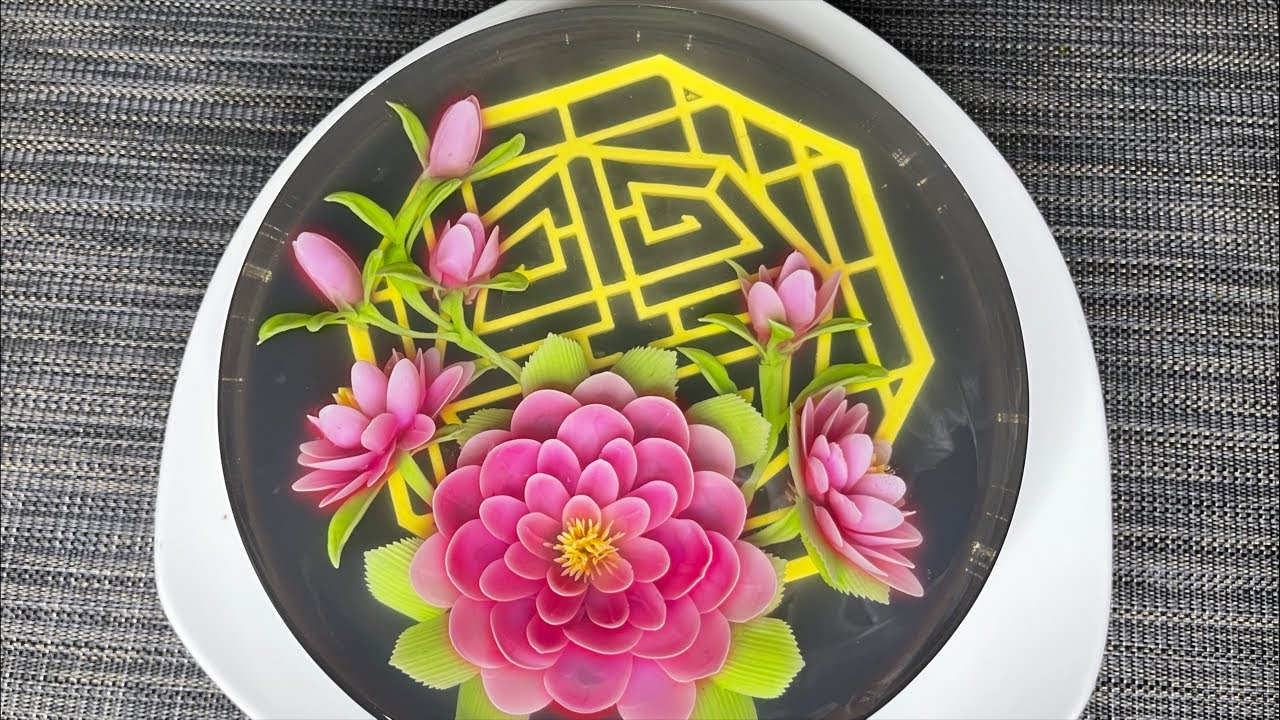 卞柔勻老師果凍花準備分享