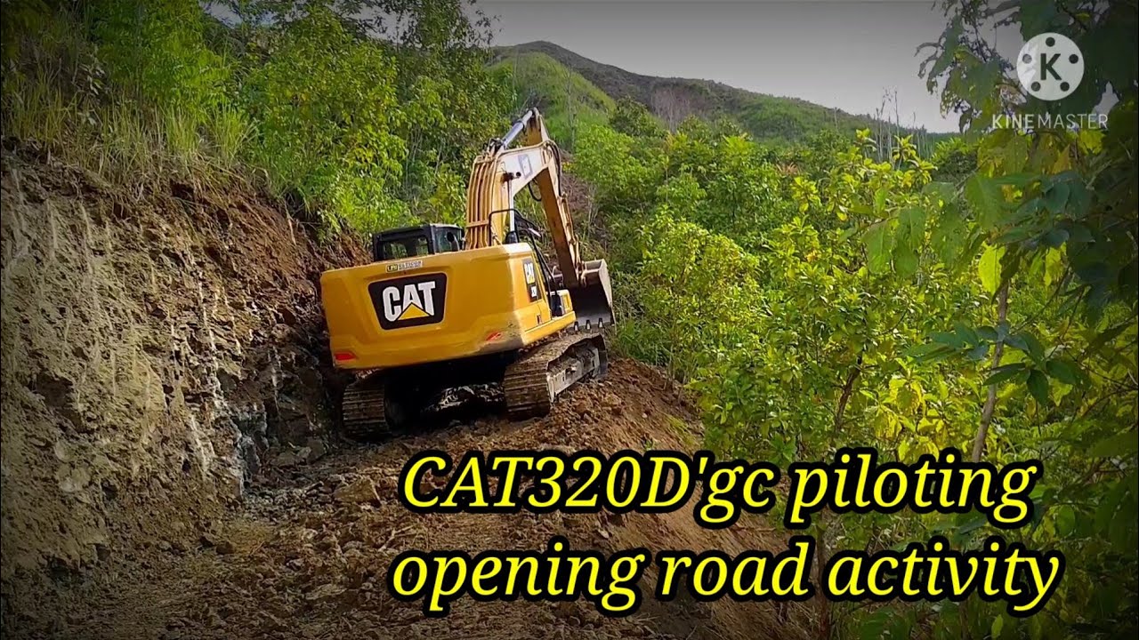 CAT320d'gc piloting opening road activity