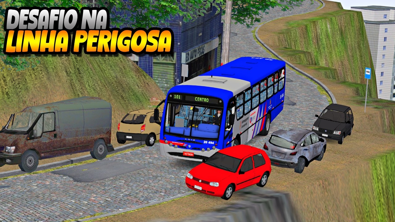 FIZ A VOLTA DA LINHA MAIS PERIGOSA DA CIDADE COM ONIBUS GRANDE - OMSI 2