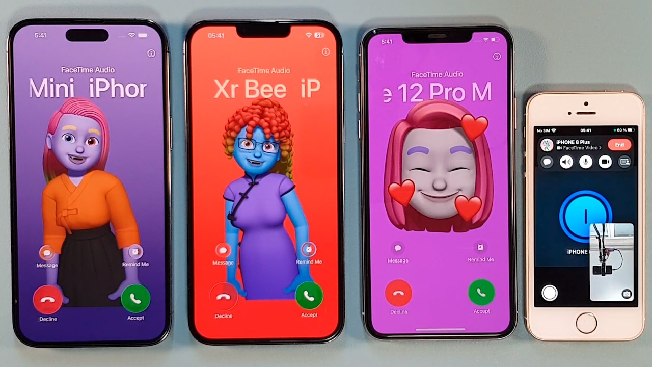 facetime incoming call & outgoing call iphone 14pm iphone 13pm iphone 11pm iphone se