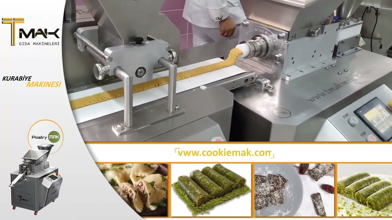 TMAK Leblebi Bar Makinası - TMAK Roasted Chickpea Bar Machine (PastryMAK)