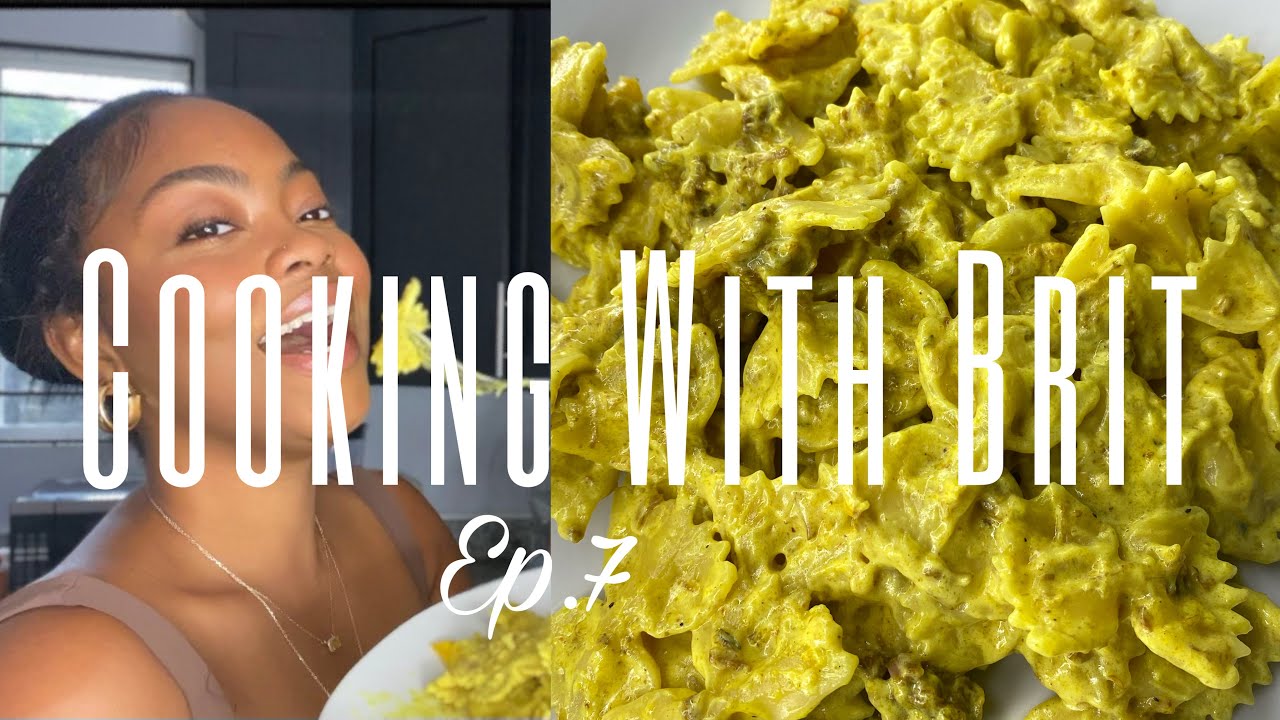 Cooking With Brit Ep. 7: I Made Authentic Jamaican Curry Goat Pasta