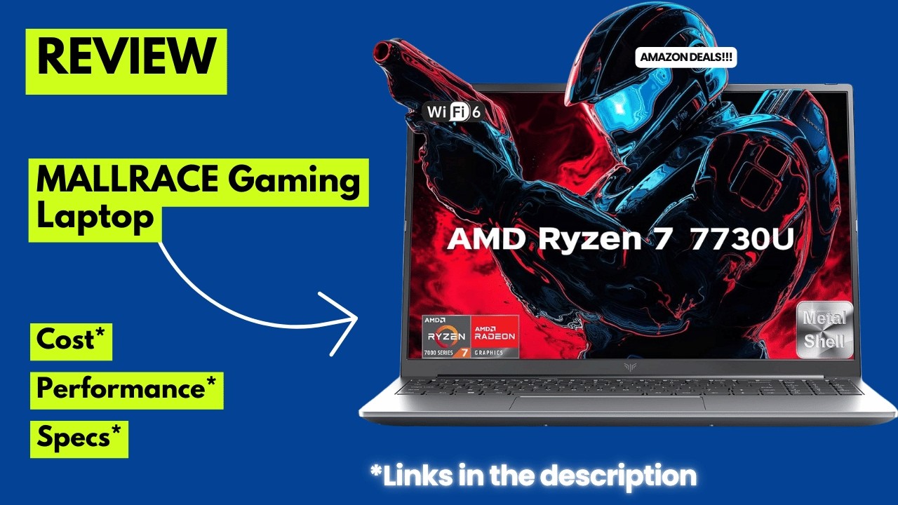 MALLRACE 2026 Gaming Laptop Review | Ryzen 7 7730U Performance, Gaming & Real-World Test
