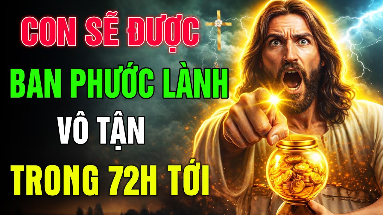 Chỉ Còn 72h Con Sẽ Được Ban Phước Lành Vô Tận, Hãy Mở Lòng Đón Nhận Trước Khi Cánh Cửa Khép Lại