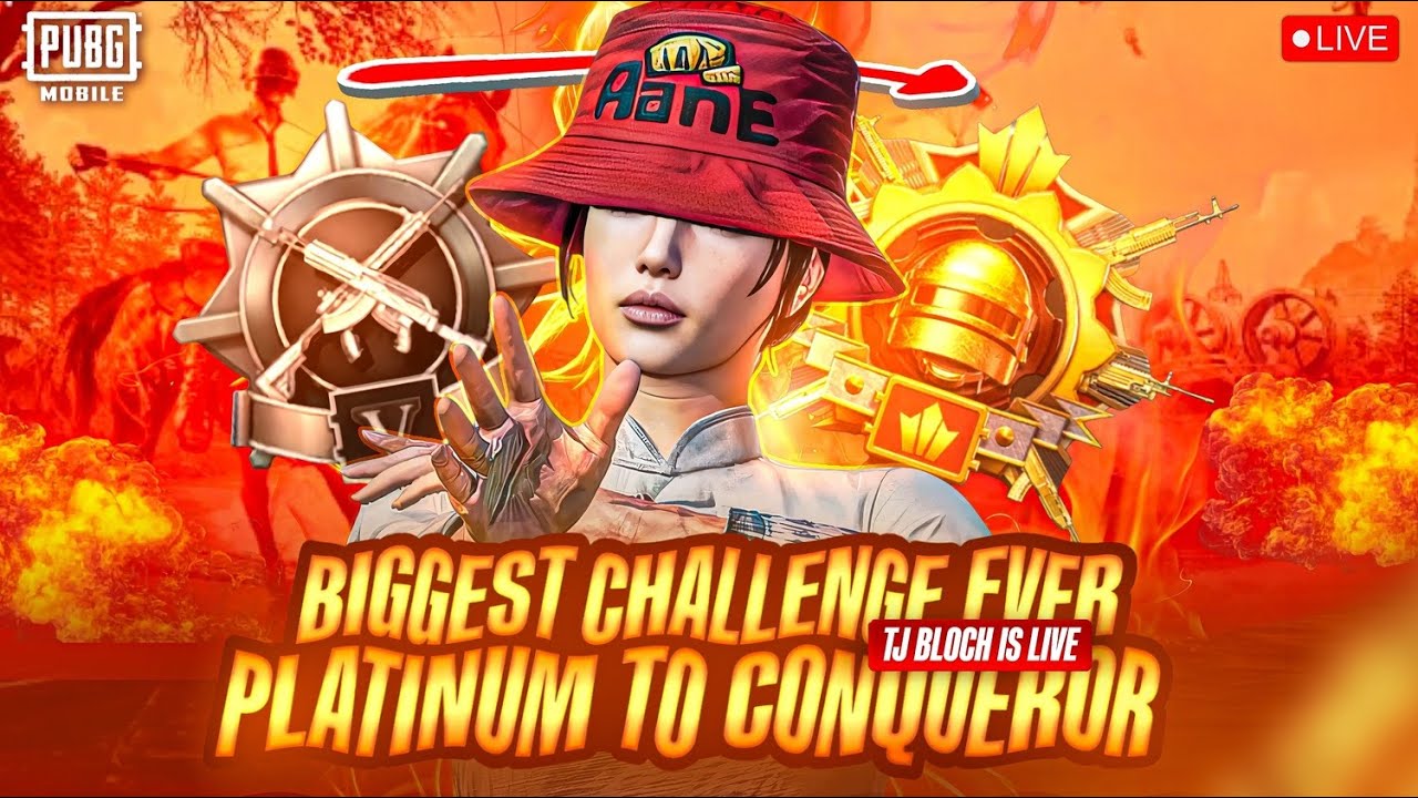 NEED 400 POINTS FOR 8th CONQUEROR IN TPP SQUAD IN UPDATE 4.2 🥶😱👀#tjblochxlive #pubgmobile