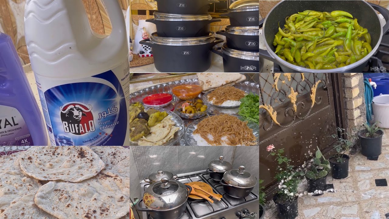 #روتين يوم من حياتي #تنظيف وطبخ وخبز#مشترياتي شاركتكم يومي من الصبح لحد الليل#مشاهده_ممتعه_احبتي