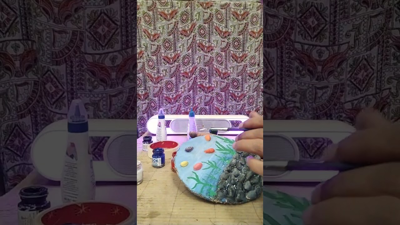 Wall decor ideas with pista cells ✨🎨🖌️🫶
