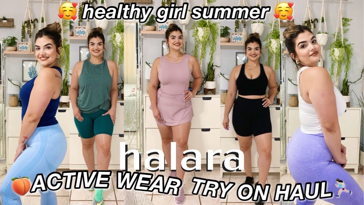 HALARA ACTIVEWEAR TRY ON HAUL *MIDSIZE/CURVY* | HEALTHY GIRL SUMMER 2021