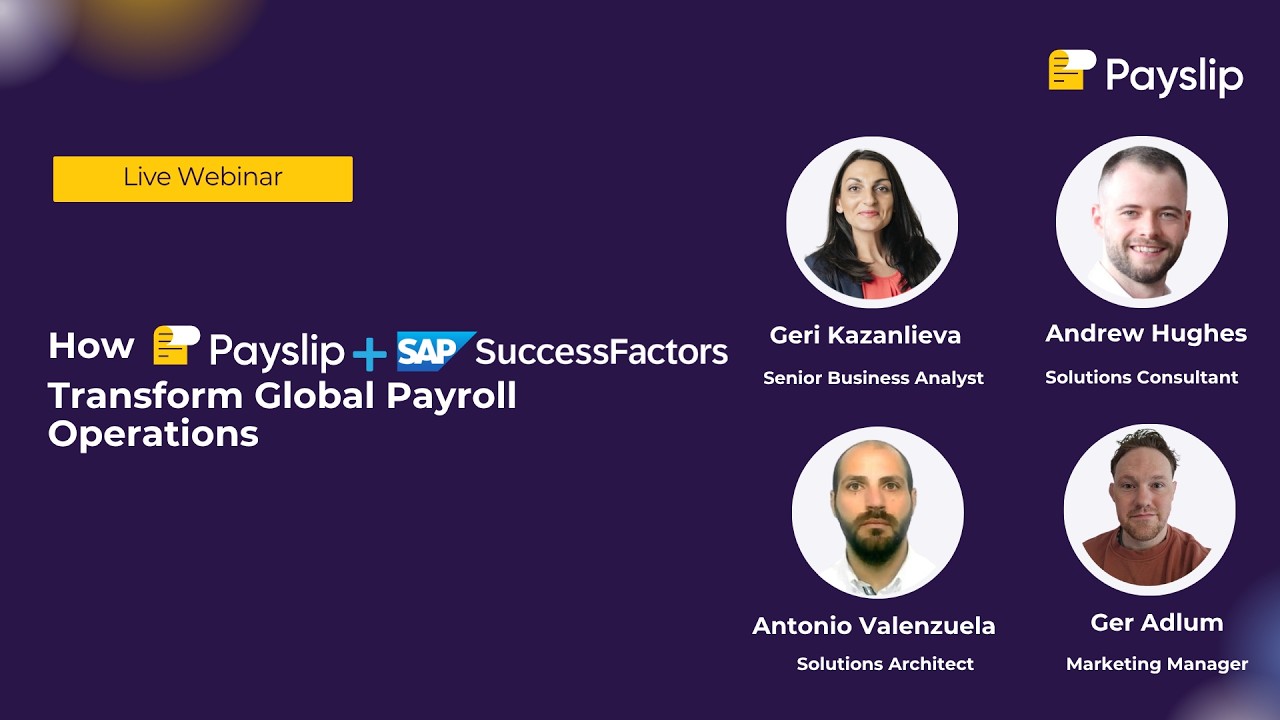 How Payslip + SAP SuccessFactors Transform Global Payroll Operations