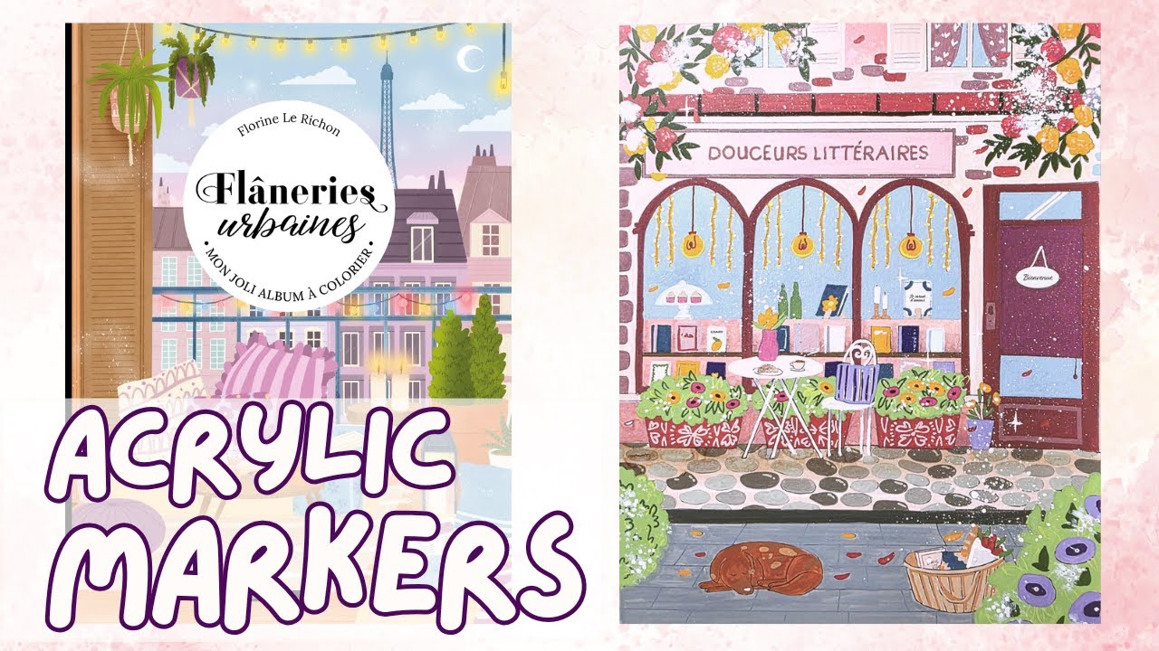 How to Color with Acrylic Markers
