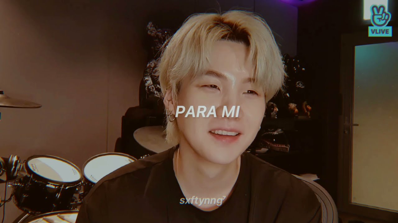 esta canción por si ya es hermosa, pero con yoongi de fondo lo es aún más💗