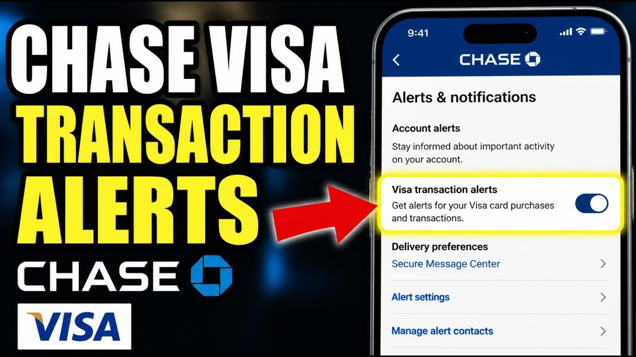 Как настроить оповещения о транзакциях по карте Visa в приложении Chase &mdash; Простая инструкция