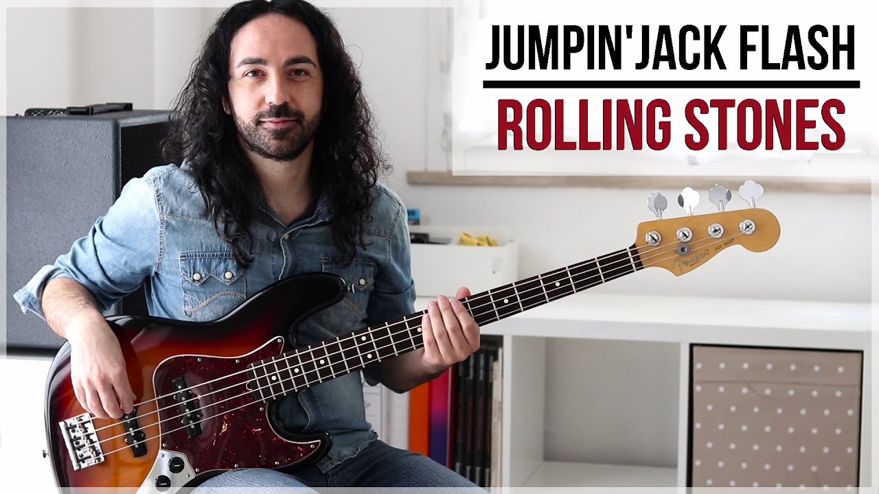 Jumpin' Jack Flash - Rolling Stones (Bass Cover + Tab)