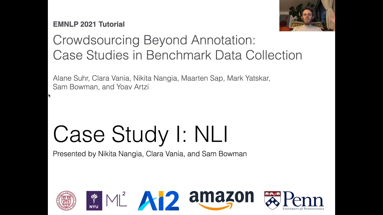 EMNLP 2021 Crowdsourcing Tutorial / Case Study I: NLI [3/8]