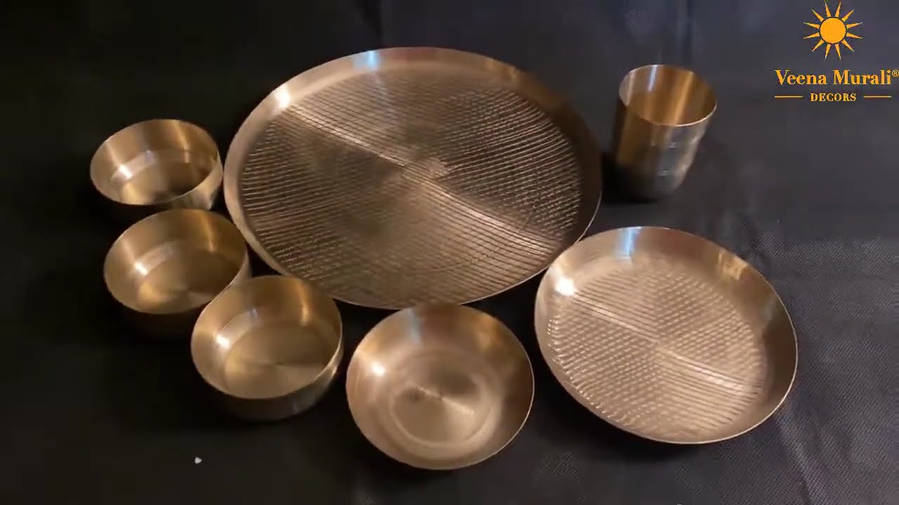 Bronze/Kansa Big Thali  Set