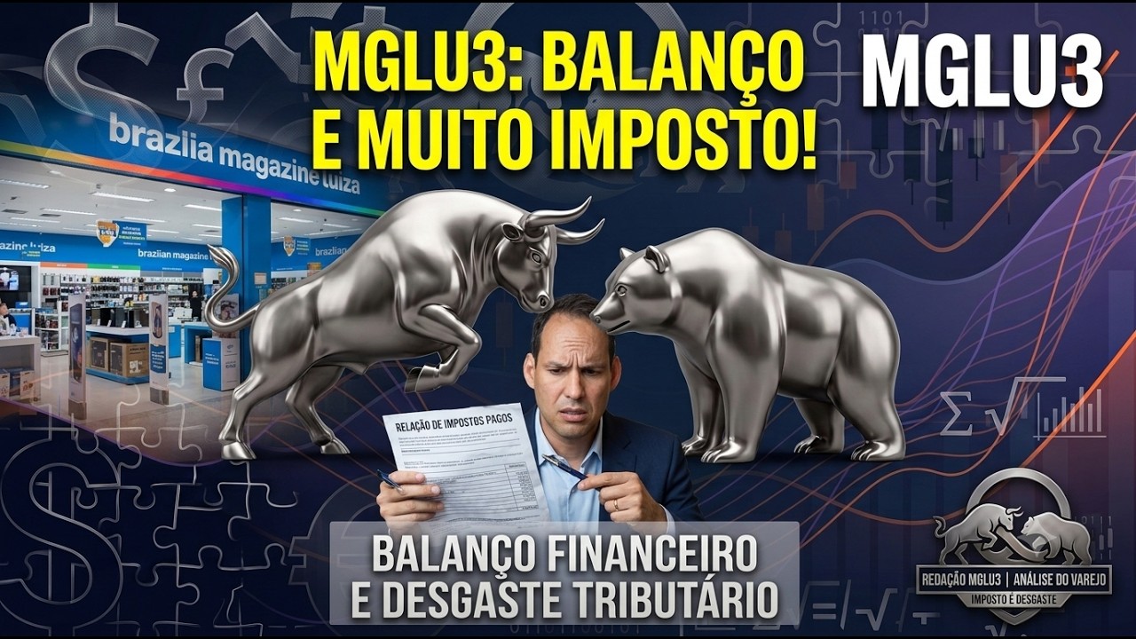 MGLU3: O BALAN&Ccedil;O REVELA O IMPACTO DOS IMPOSTOS! (Vale a Pena Investir em Magalu Agora?)