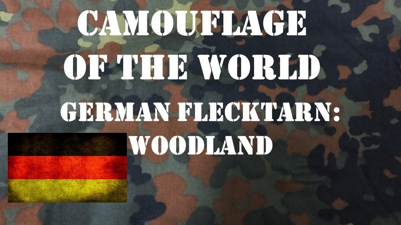 Camouflage of the Word: German Flecktarn- Woodland