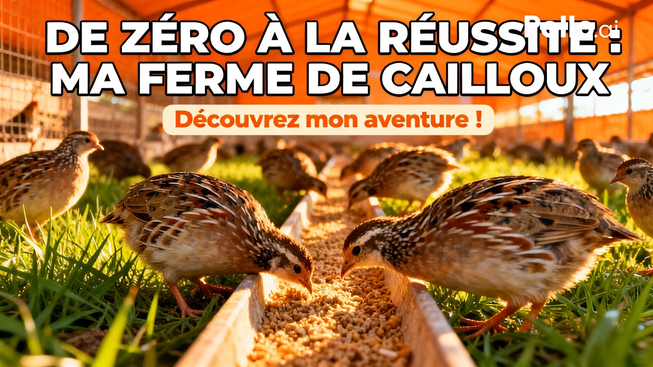 DE ZERO A SUCCES  MON ELEVAGE DE CAILLES