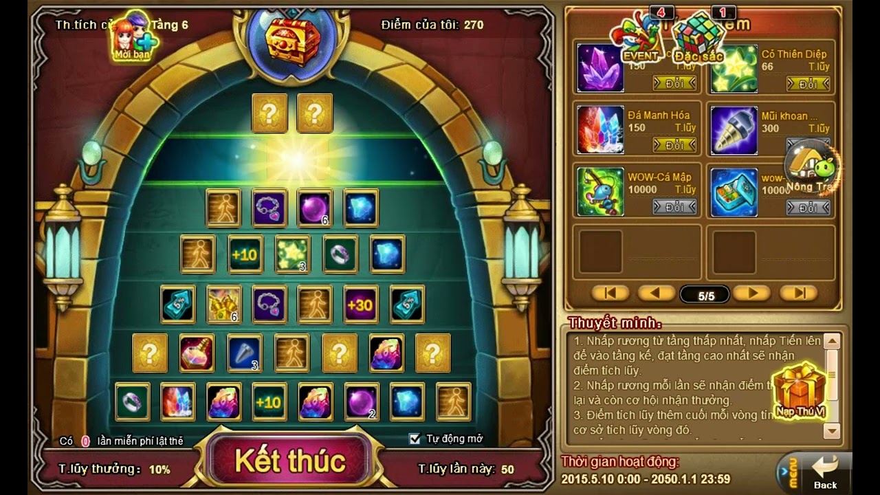 MiniGame KIM TỰ TH&Aacute;P Tại Gunny G&agrave; V&agrave;ng - G&Agrave; V&Agrave;NG 8 OPEN 20h Ng&agrave;y 17/8/2024