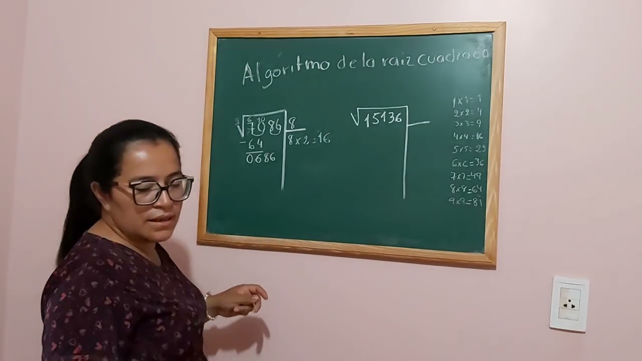 7° Algoritmo de la raiz cuadrada