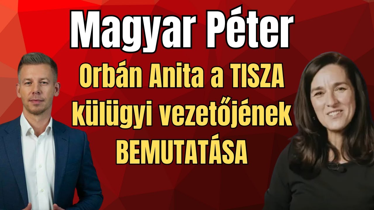 Beszélgetés Orbán Anitával a TISZA külügyi vezetőjével