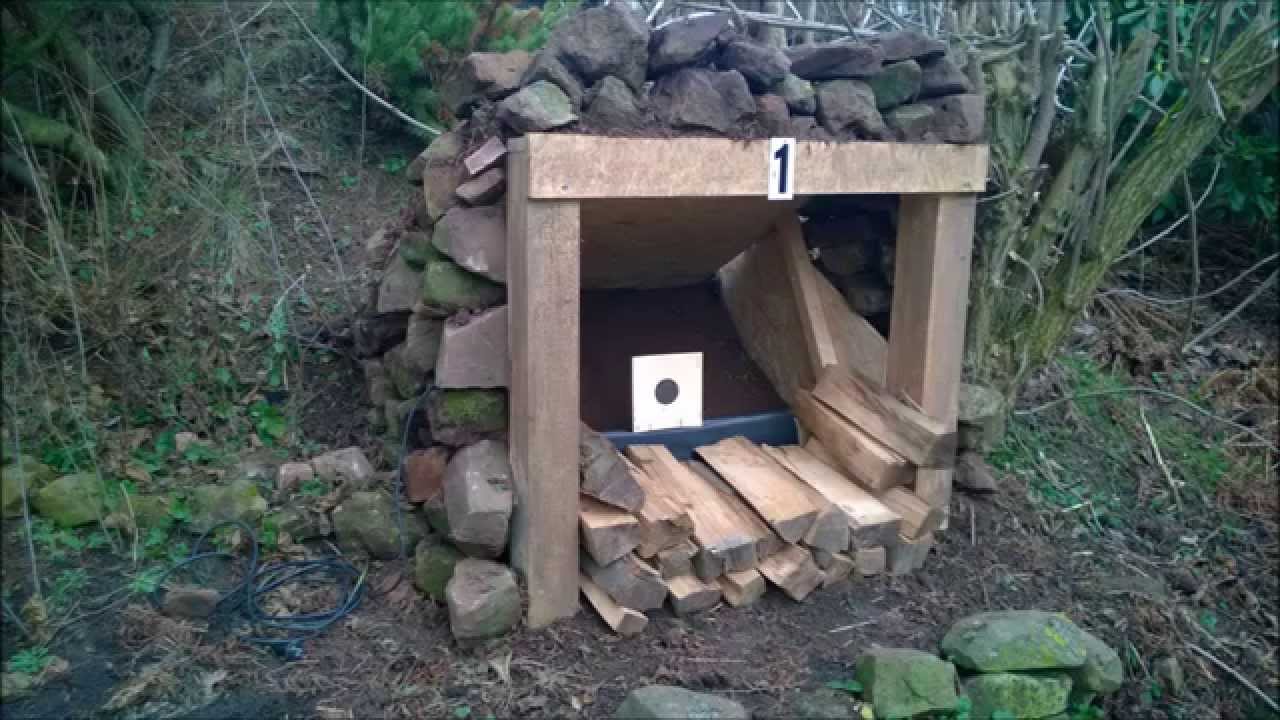 Schießstand für Luftgewehr und Luftpistole, Luftgewehrschießen,Luftgewehrschießstand (Selbstgebaut)