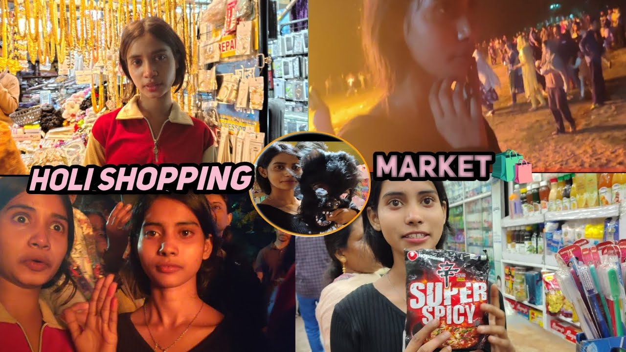 Holi ka shopping 🛍️