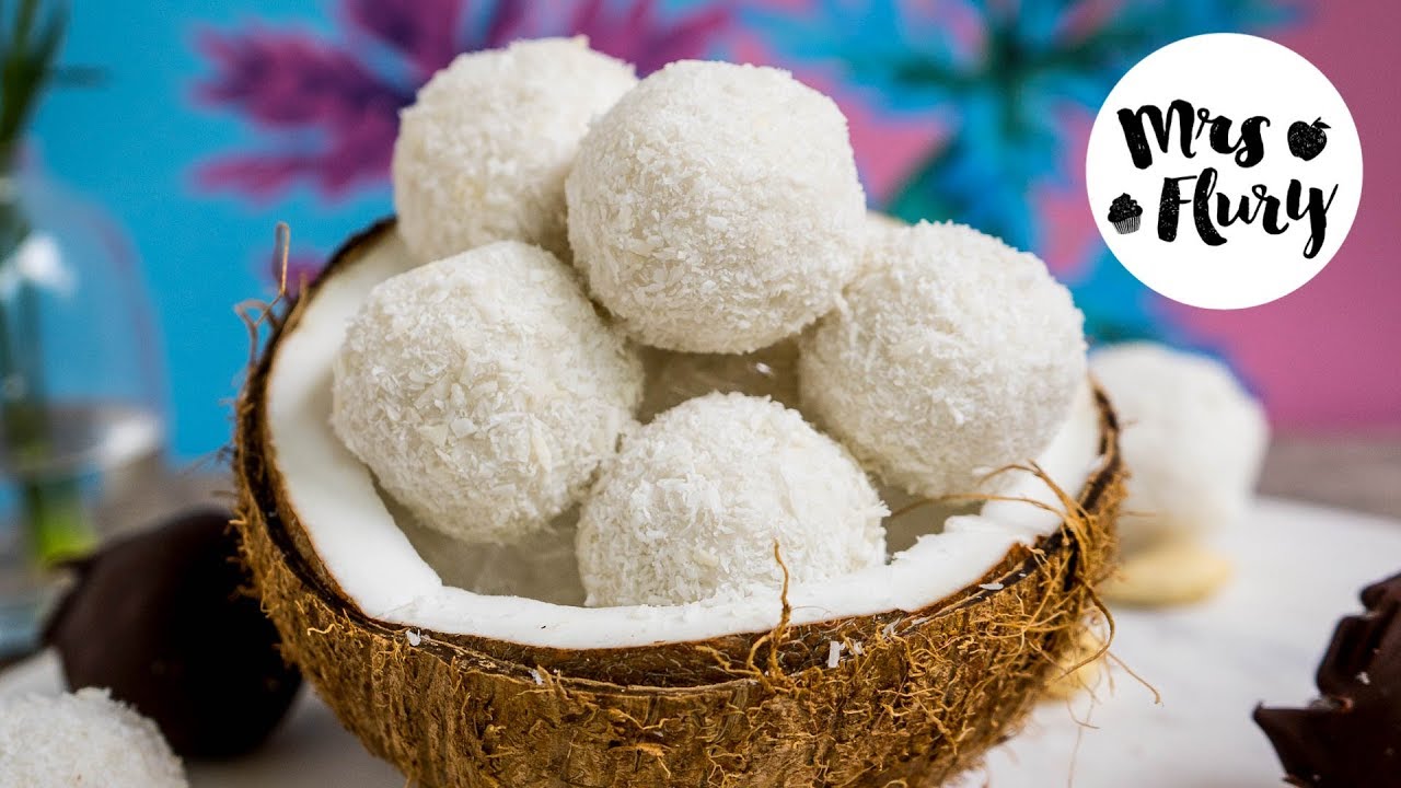 Gesunde Kokosbällchen - Bounty und Raffaellos Kugeln